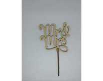 Топер Mr&Mrs. 21*12см. 5шт/уп.