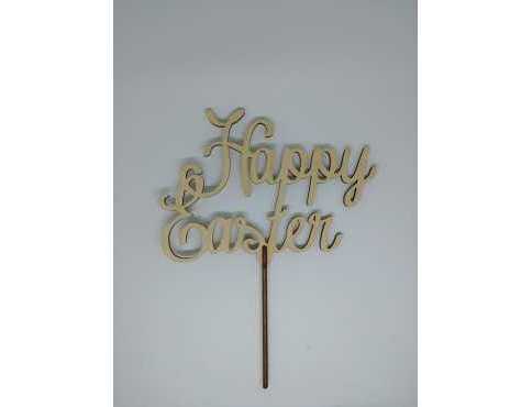 Топер Happy Easter. 22*17см. 5шт/уп.