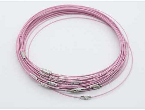 Рожевий Шнурок на шию 