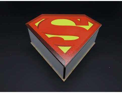 Подарункова скринька. SUPERMAN. 22х18х9см