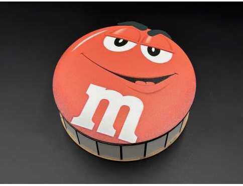 Подарункова шкатулка. M&M’s. Червоний колір. 20х6см