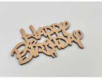 Топер Happy Birthday. 19*16см. 5шт/уп.