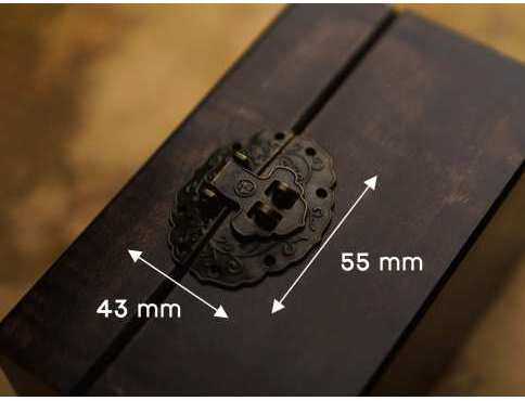 Замок накладний литий. 55х43мм
