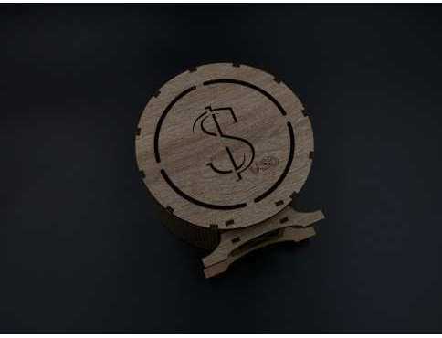 Копілка сімейний бюджет USD. 14х8см