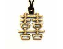 Амулет Хси-Хси. Двойное Счастье Бронзовое покрытие